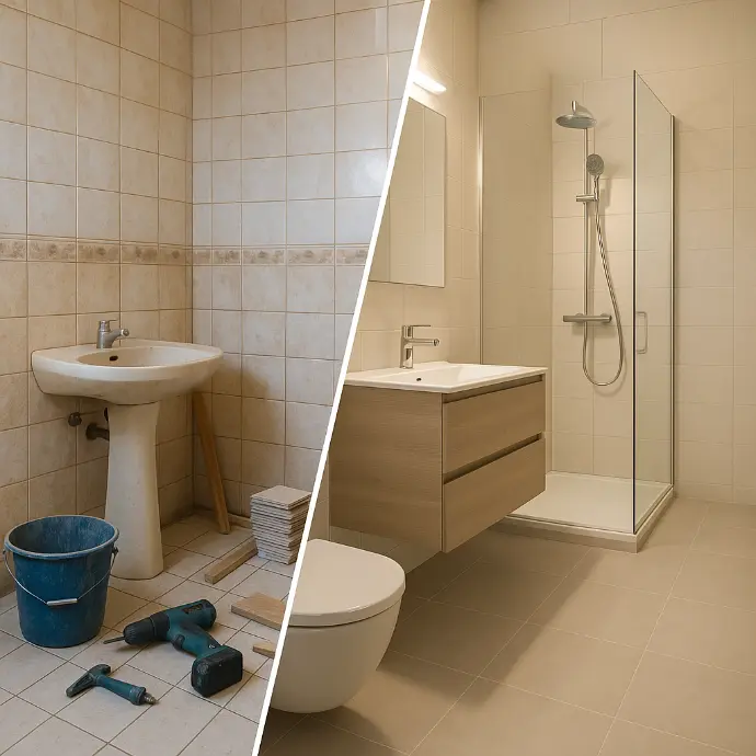 Rénovation de salle de bains